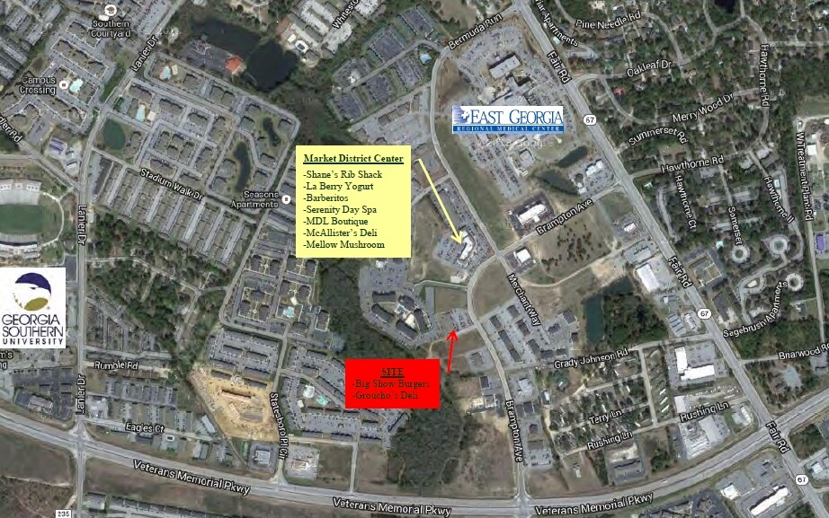 More Photos Of 1200-1214 Brampton Ave, Statesboro General Retail For Lease