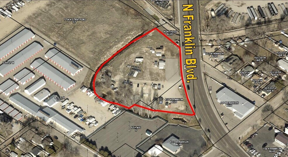 Primary Photo Of 423 N Franklin Blvd, Nampa Land For Sale