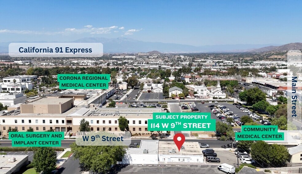 More Photos Of 114-124 W 9th St, Corona Medical For Lease