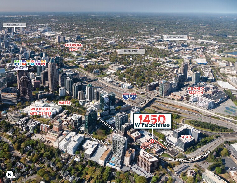 More Photos Of 1450 W Peachtree St NW, Atlanta Land For Sale