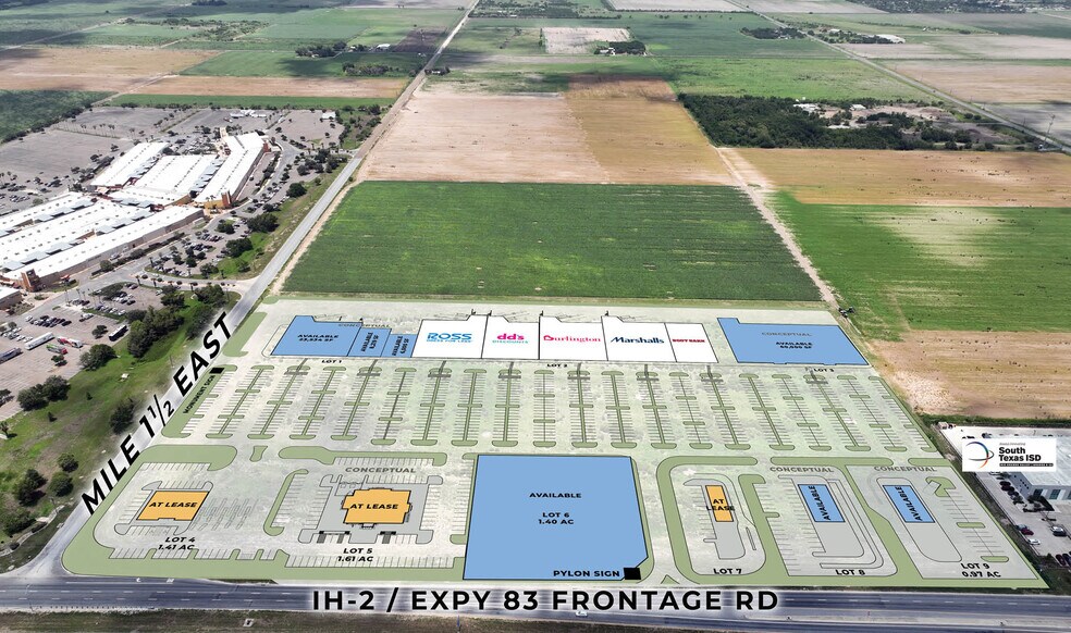 More Photos Of Expy 83 & Mile 1 1/2 East, Mercedes Unknown For Lease