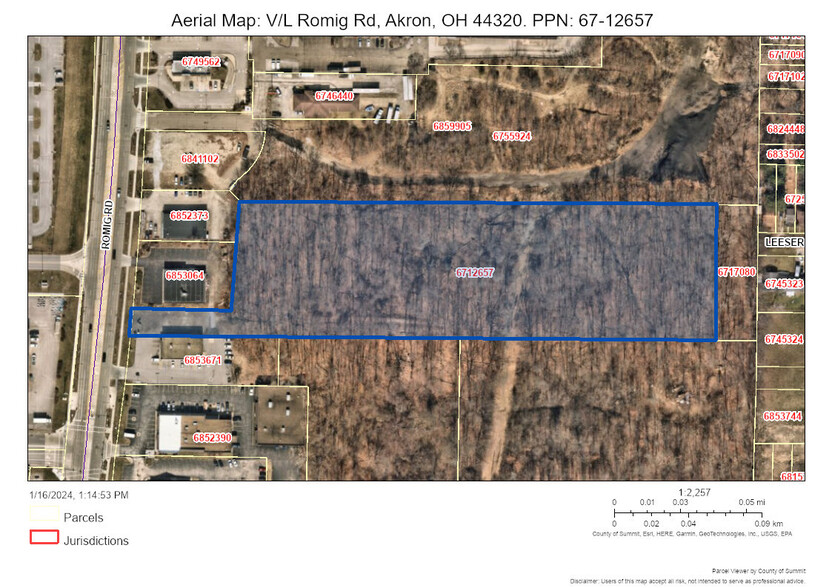 Primary Photo Of V/L 5.80 AC Romig Rd rd, Akron Land For Sale