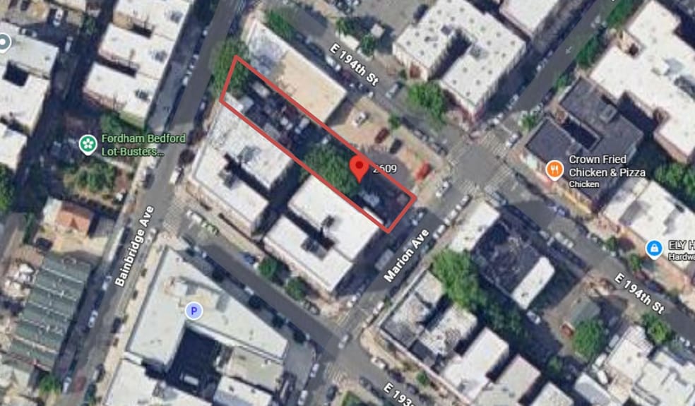 Primary Photo Of 2609 Marion Ave, Bronx Land For Sale