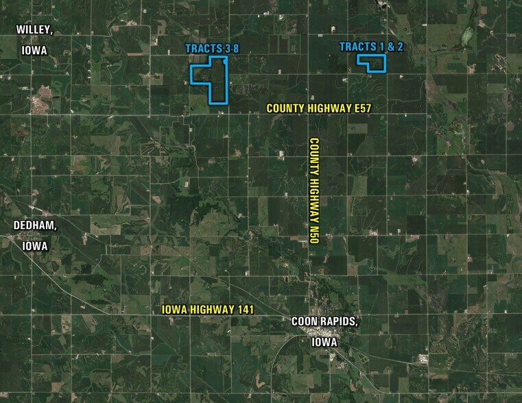 County Highway N44 / Timber Avenue, Coon Rapids, IA 50058 Land