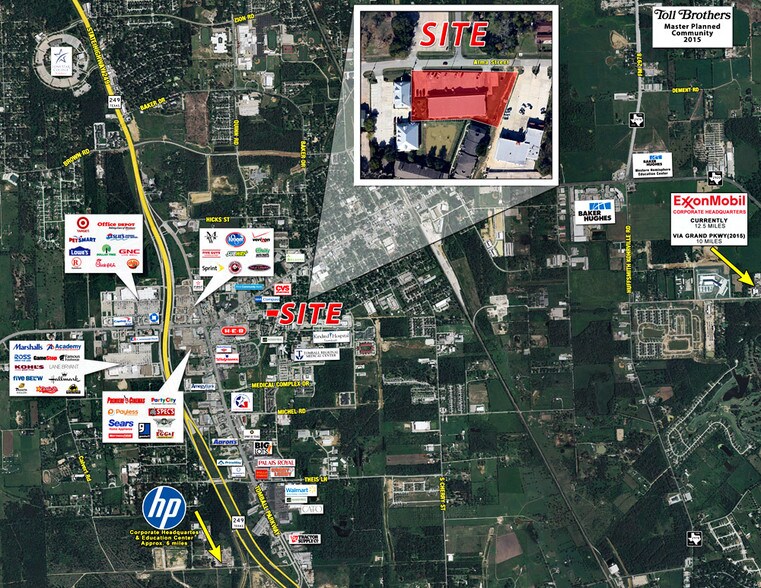 More Photos Of 1101 Alma St, Tomball Medical For Lease