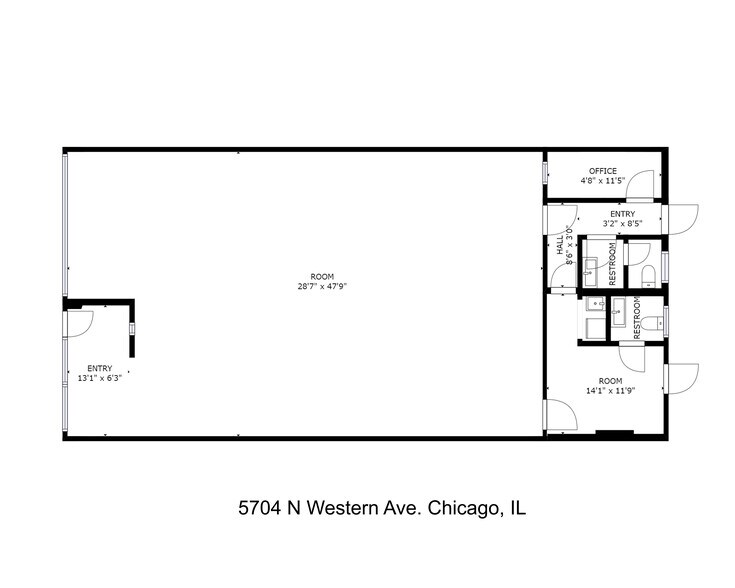More Photos Of 5700-5716 N Western Ave, Chicago Storefront For Lease