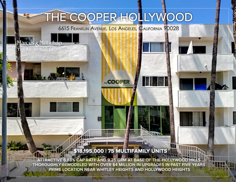 Primary Photo Of 6615 Franklin Ave, Los Angeles Apartments For Sale