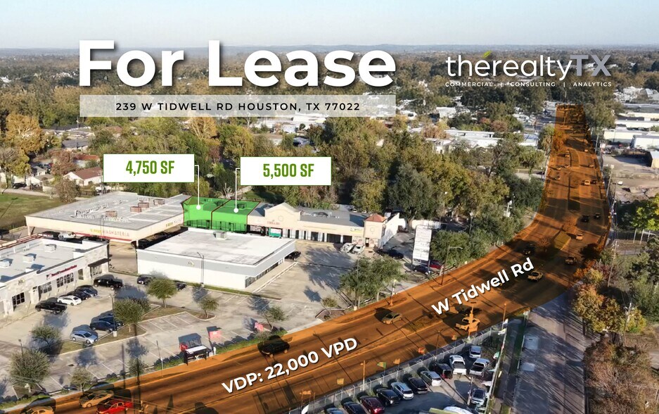 More Photos Of 239 W Tidwell Rd, Houston Unknown For Lease