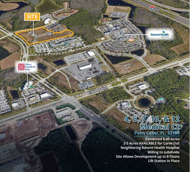 Primary Photo Of 4, 6, 7, 10, & 12 Medical Ct, Palm Coast Land For Sale