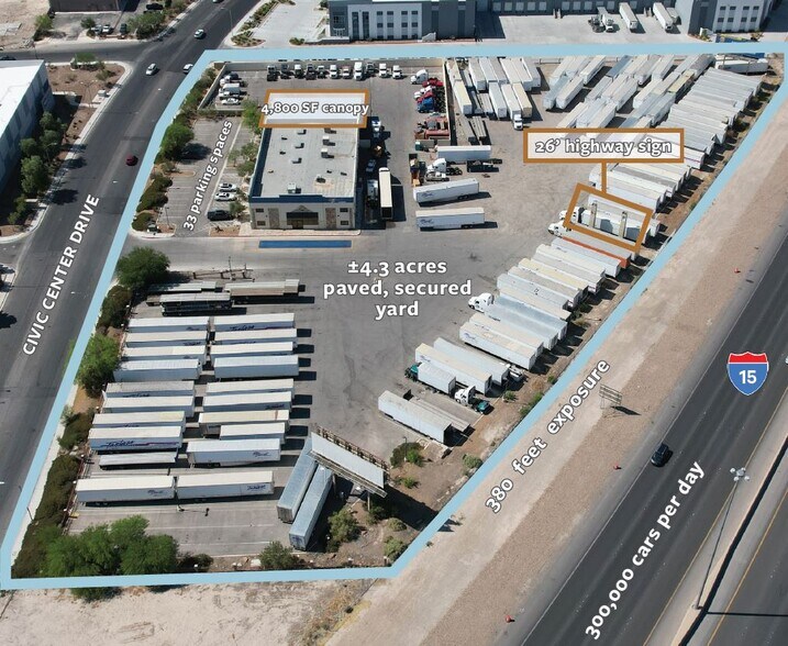 More Photos Of 3741 Civic Center Dr, North Las Vegas Industrial For Lease