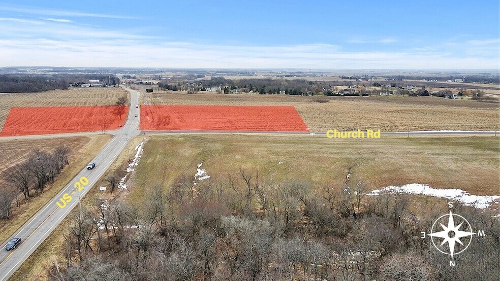 More Photos Of Church Rd & US 20 Hwy, Marengo Land For Sale