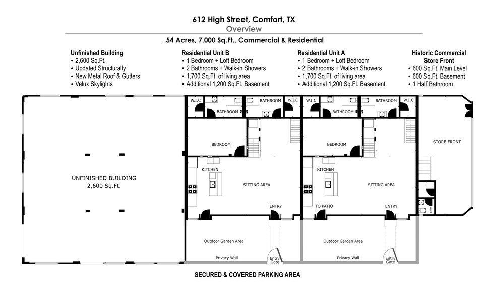 More Photos Of 612-614 High St, Comfort Storefront Retail Residential For Lease