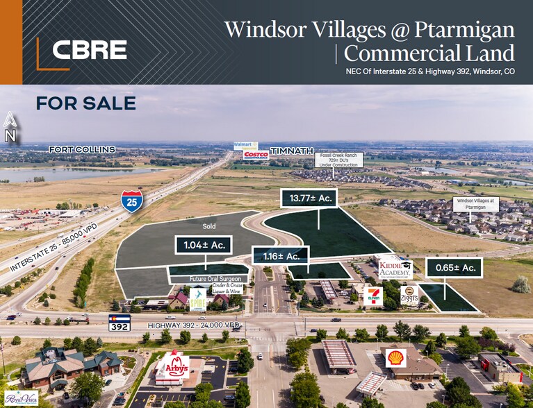 Primary Photo Of NEC I-25 & HWY 392, Windsor Land For Sale