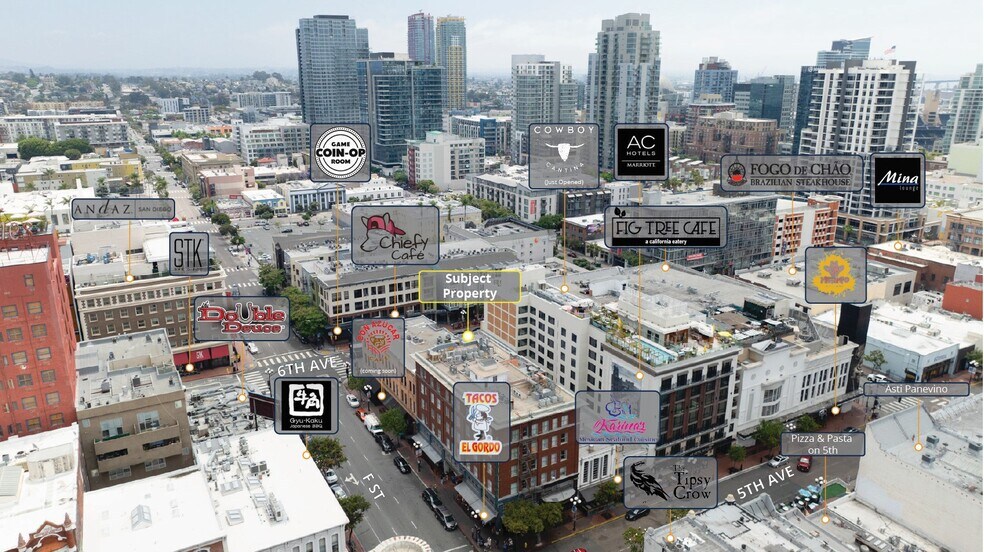 More Photos Of 748-752 6th Ave, San Diego Storefront Retail Office For Sale