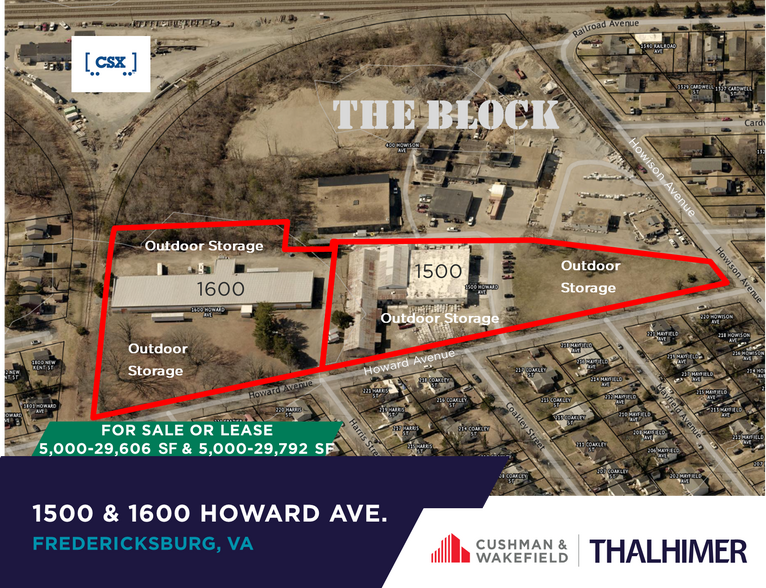 Primary Photo Of 1500 Howard Ave, Fredericksburg Warehouse For Lease