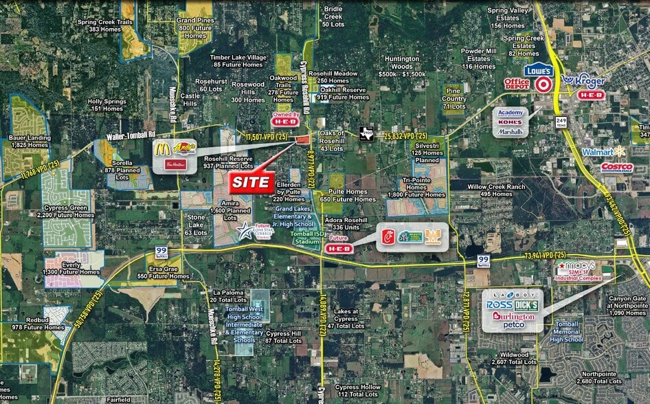 More Photos Of SWC of FM 2920 & Cypress Rosehill Rd, Tomball Freestanding For Lease
