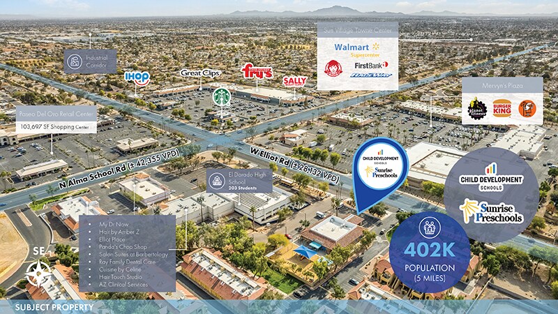 Primary Photo Of 1114 W Elliot Rd, Chandler Daycare Center For Sale