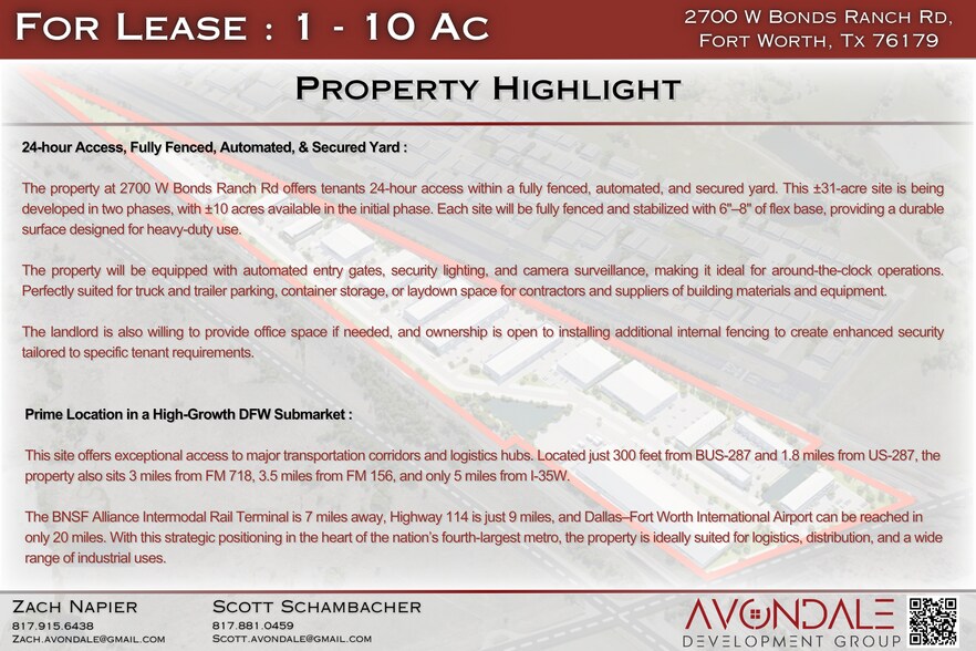 More Photos Of 2700 Bonds Ranch rd, Fort Worth Land For Lease