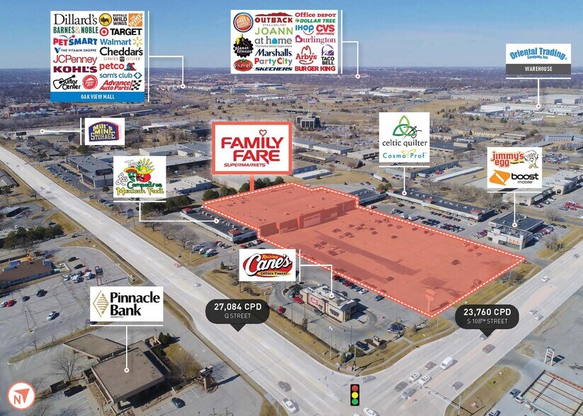 More Photos Of 5110 S 108th St, Omaha Supermarket For Lease