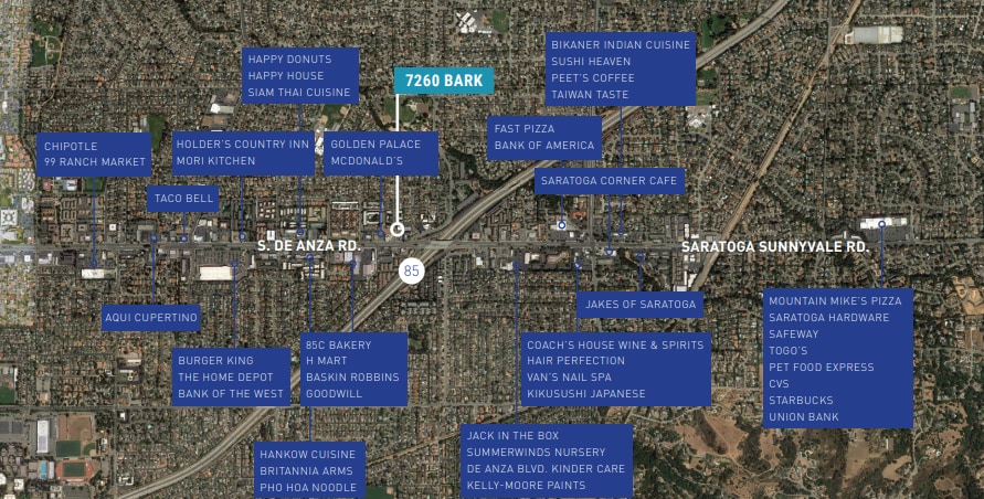 More Photos Of 7250-7260 Bark Ln, San Jose Freestanding For Lease