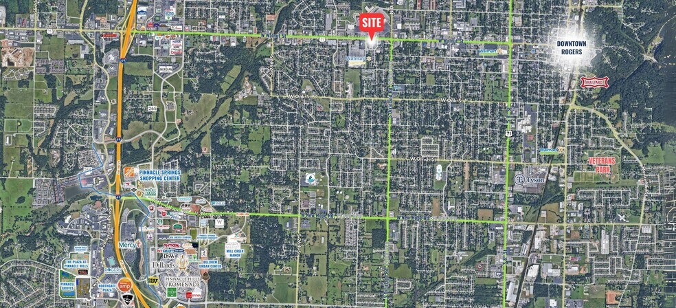 More Photos Of 2004 W Walnut St, Rogers General Retail For Lease