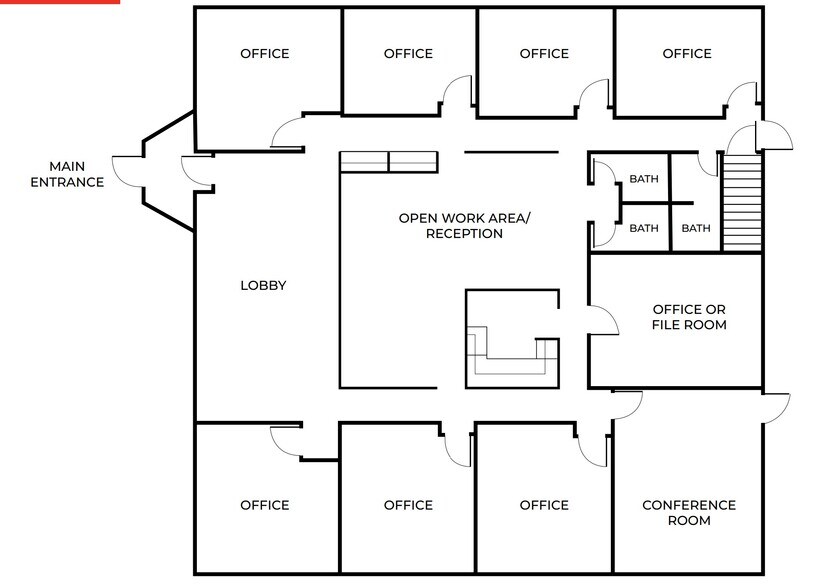 More Photos Of 610 N Main St, Springboro Medical For Lease