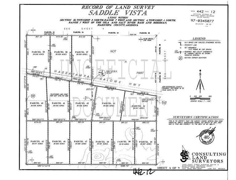 More Photos Of W Salome Hwy @ N 435th Ave, Tonopah Land For Sale