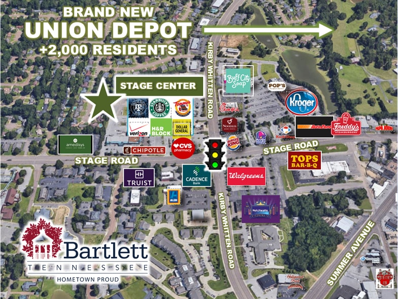 More Photos Of 6600 Stage, Bartlett Unknown For Lease