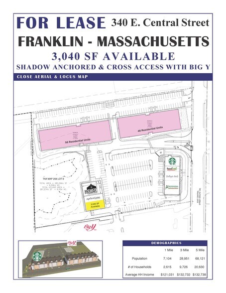 More Photos Of 340 E Central St, Franklin Unknown For Lease