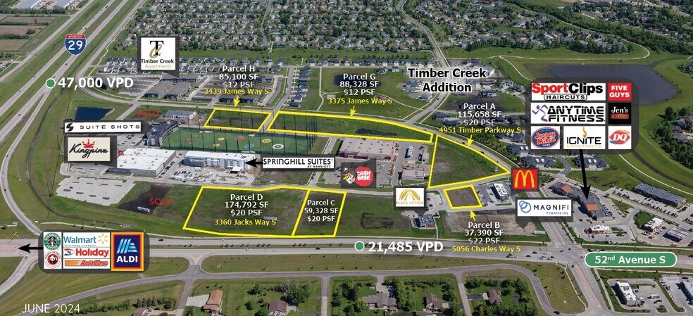 Primary Photo Of Timber Parkway And 52nd Avenue South, Fargo Land For Sale