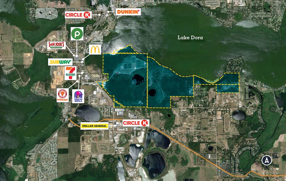 More Photos Of County Road 561 & South Shore of Lake Dora, Tavares Land For Sale