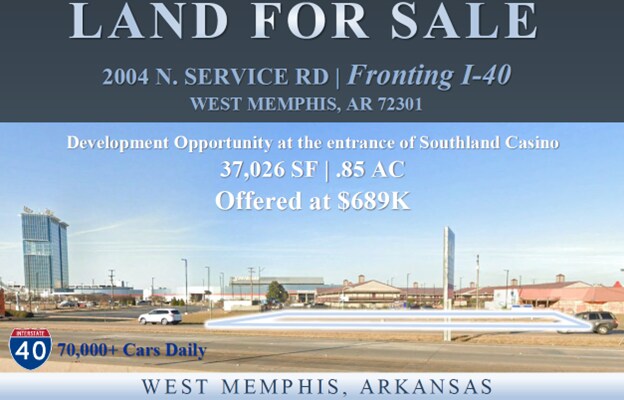 More Photos Of 2004 N Service Rd, West Memphis Land For Sale