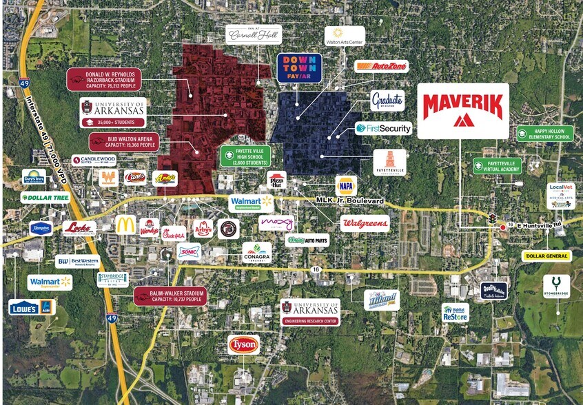 More Photos Of 1851 E Huntsville Rd, Fayetteville Convenience Store For Sale