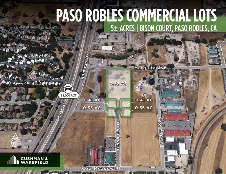 Primary Photo Of Bison Court, Paso Robles Land For Sale