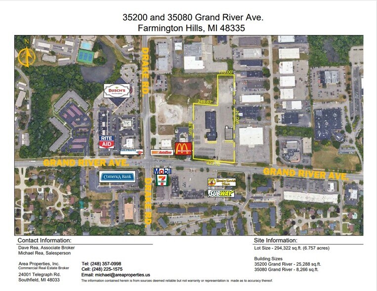 More Photos Of 35200 Grand River Ave, Farmington Hills General Retail For Sale