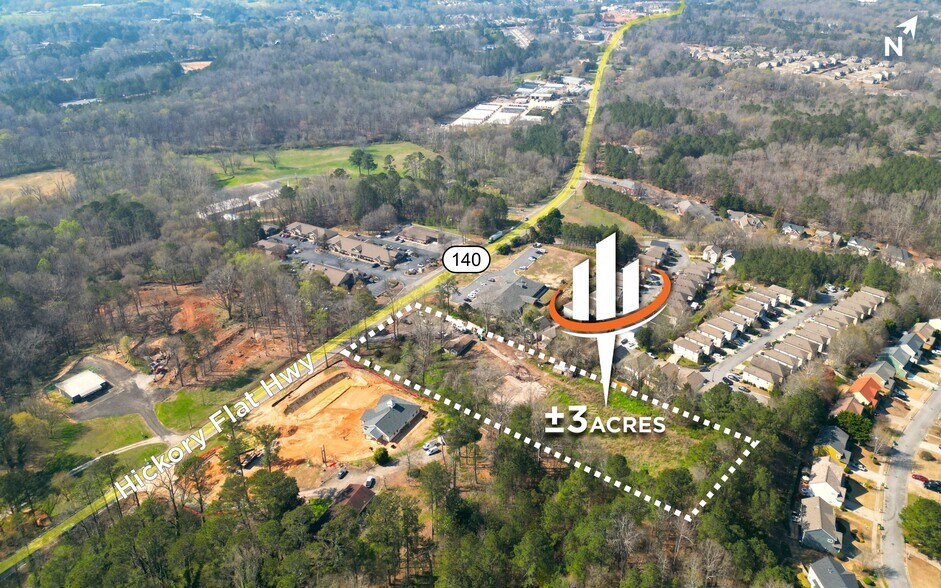 Primary Photo Of 7919 Hickory Flat Hwy, Woodstock Office For Sale