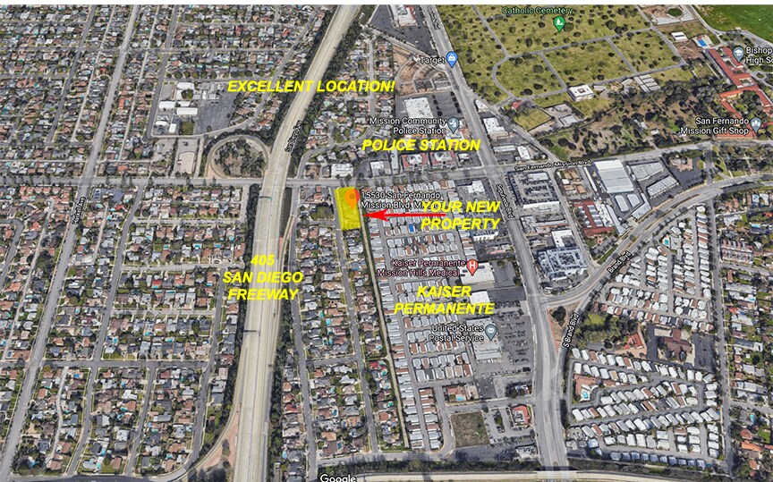 More Photos Of 15530 San Fernando Mission Blvd, Mission Hills Land For Sale