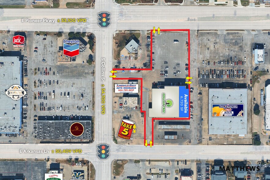 Primary Photo Of 908 E Pioneer Pky, Arlington Freestanding For Lease