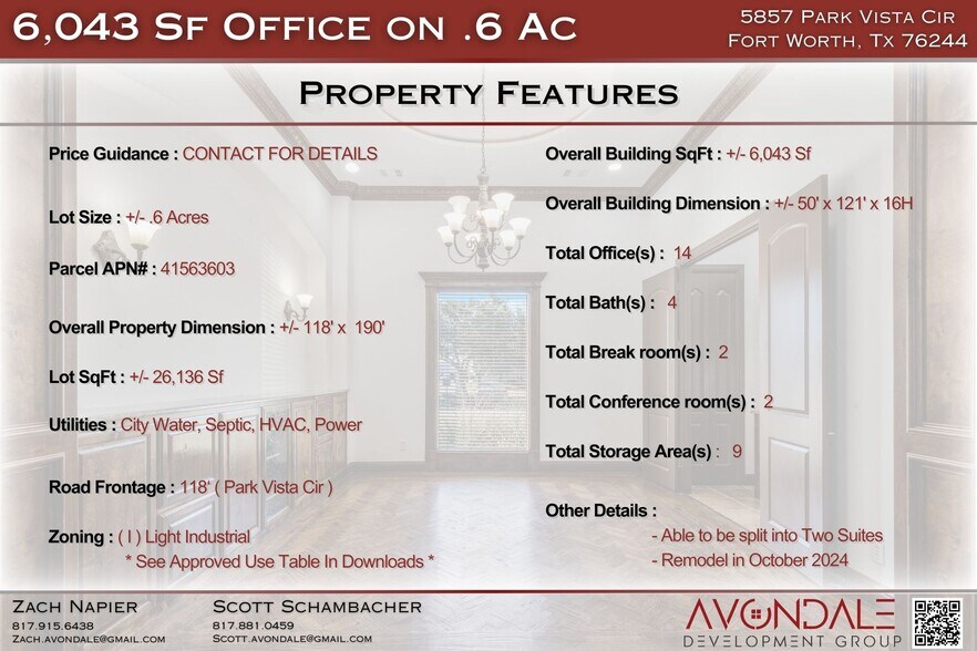 More Photos Of 5857 Park Vista Cir, Keller Office Residential For Sale
