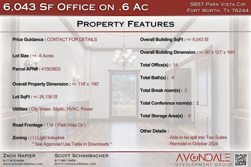 More Photos Of 5857 Park Vista Cir, Keller Office Residential For Sale