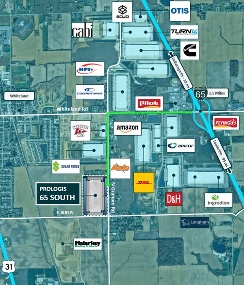 More Photos Of E 400 N & N Graham Rd, Whiteland Warehouse For Lease