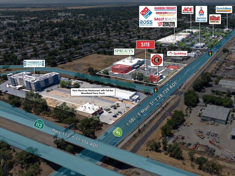 More Photos Of 1434-1454 E Main St, Woodland Unknown For Lease