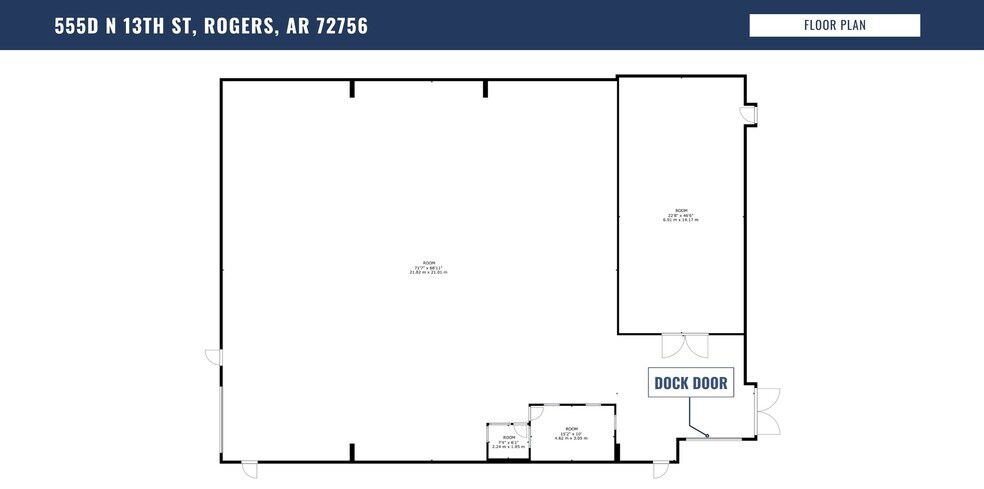 More Photos Of 555 N 13th St, Rogers Warehouse For Lease