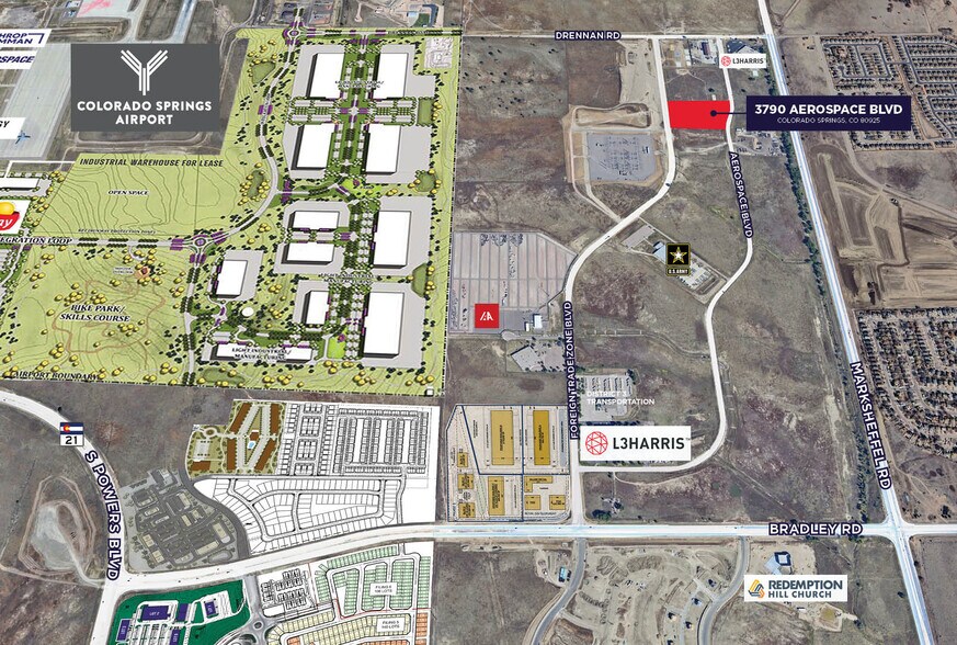 Primary Photo Of 3790 Aerospace Blvd, Colorado Springs Land For Sale