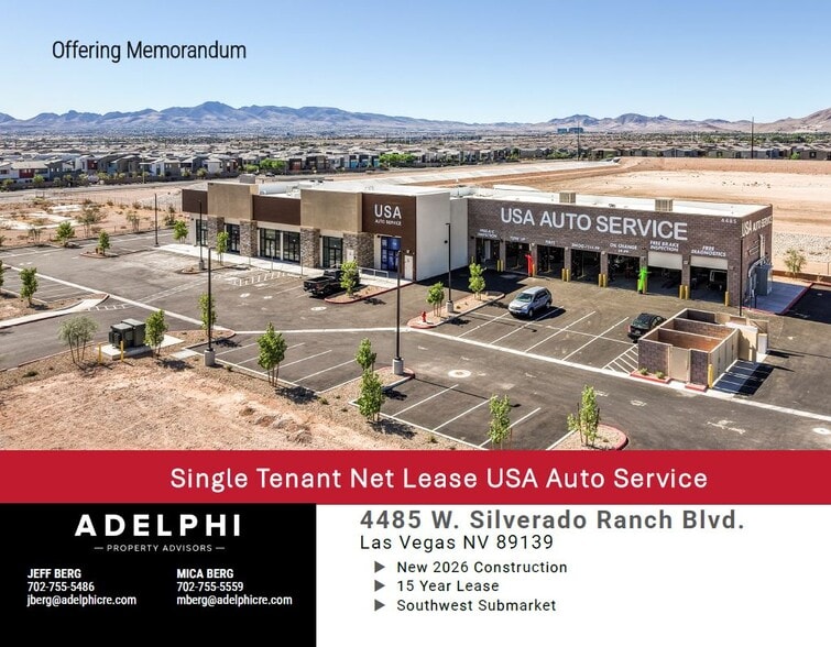 Primary Photo Of 4485 W Silverado Ranch Blvd, Las Vegas Auto Repair For Sale