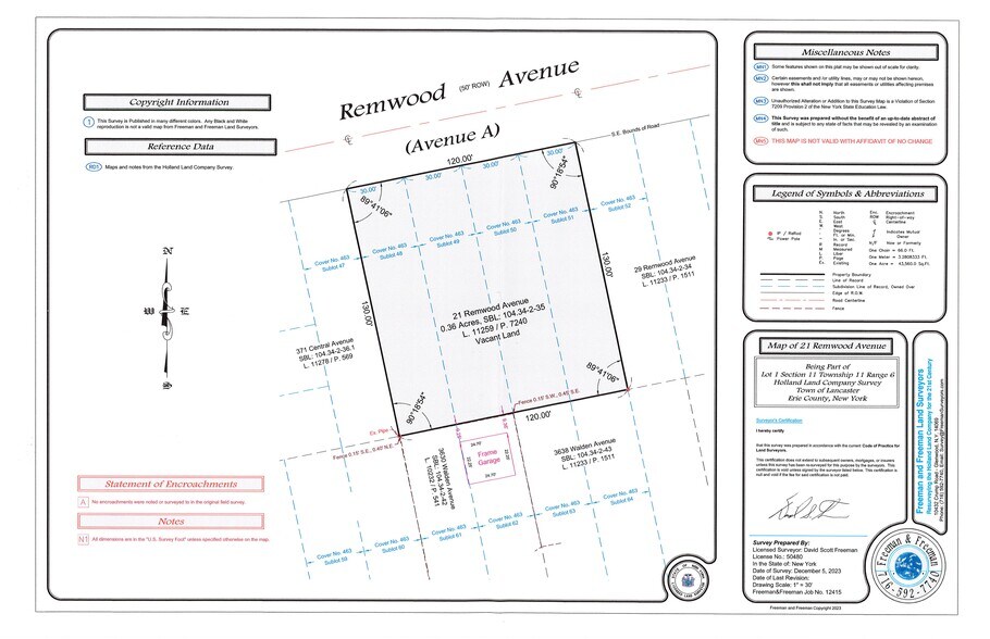 More Photos Of 3620 Walden Ave, Lancaster Land For Lease