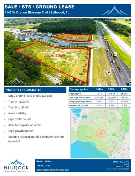 Primary Photo Of 4145 W Orange Blossom Trl, Apopka Land For Lease