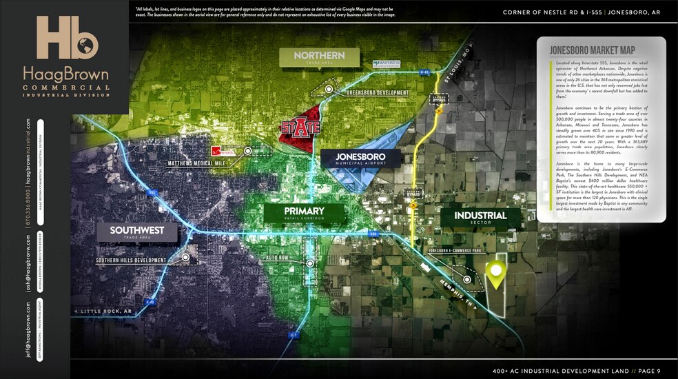 More Photos Of Corner of Nestle Rd and I-555, Bay Land For Sale