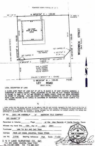 More Photos Of 7635 Ley Rd, Houston Freestanding For Sale