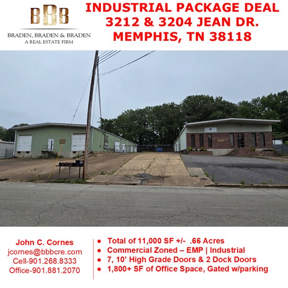 Primary Photo Of 3212 Jean Dr, Memphis Warehouse For Sale